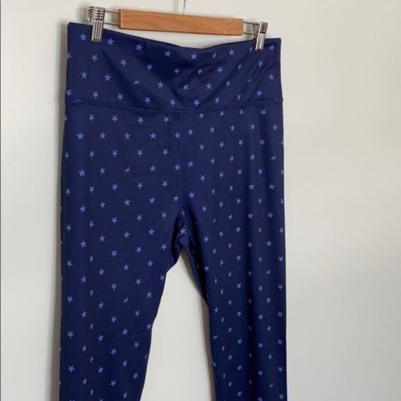 Fabletics High-Waisted Printed stars Ultracool 7/8 leggings in size XL=12-14 - Picture 2 of 10